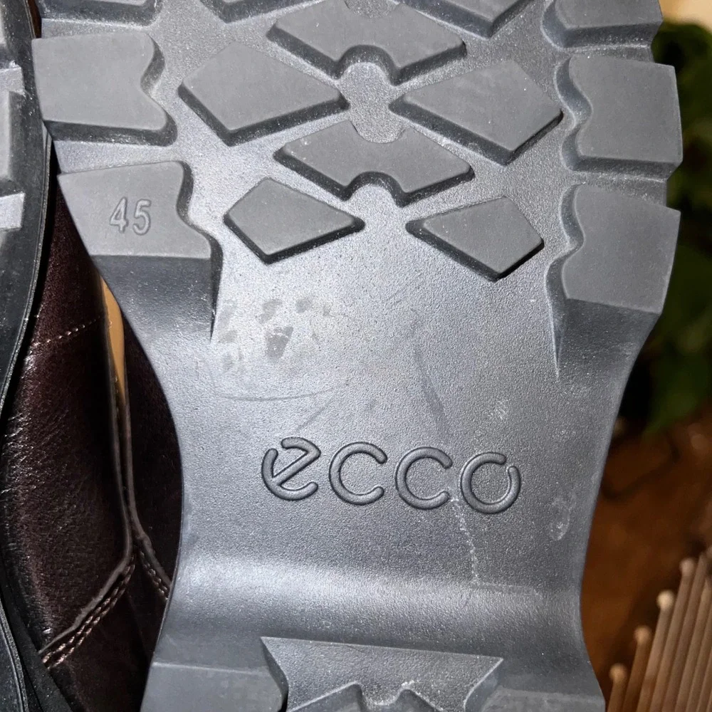 Ecco Citytray Avant Plains Toe Derby Oxford Mens 45/11-11.5 Shoes‎ Brown Leather